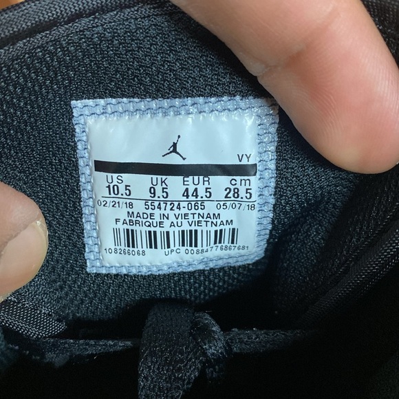 Air Jordan 1 Mid Multi Color Swoosh Black 554724-065 - Picture 16 of 16